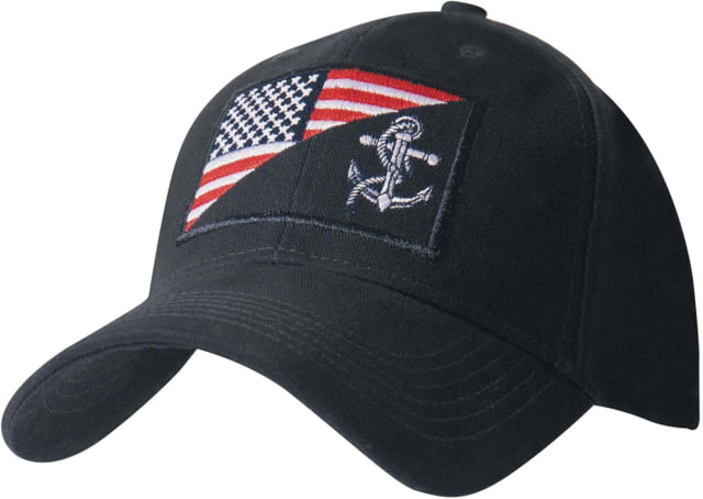 Rothco US Navy Anchor/Flag Low Profile Cap Navy Blue