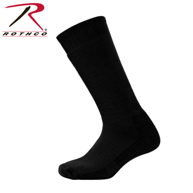 Rothco Mid-Calf Military Boot Sock Black L k-L