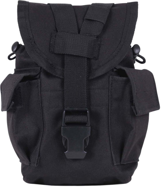 Rothco Utility Pouch w/ Survival Kit Essentials Black