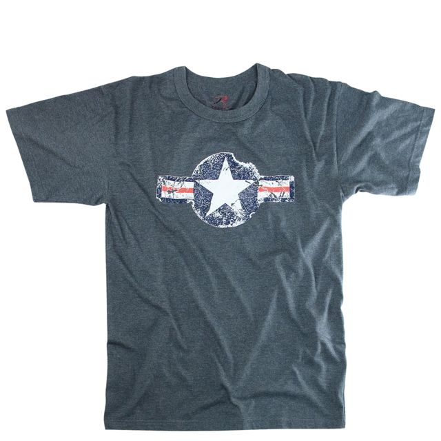 Rothco Vintage Army Air Corps T-Shirt Blue 2XL Blue-2XL