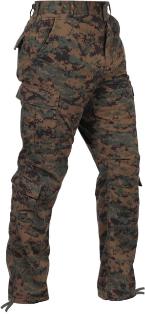 Rothco Vintage Camo Paratrooper Fatigue Pants - Mens Woodland Digital Camo 2XL WoodlandDigitalCamo-2XL