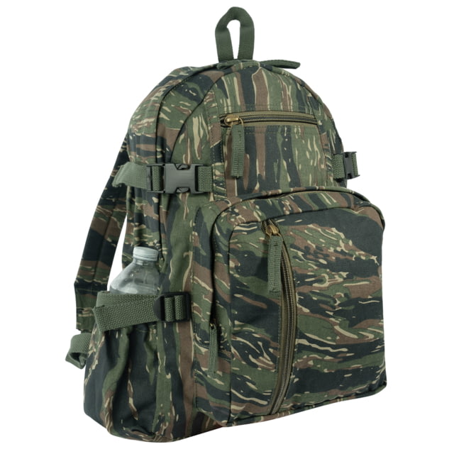 Rothco Rothco Vintage Canvas Compact Backpack Tiger Stripe Camo
