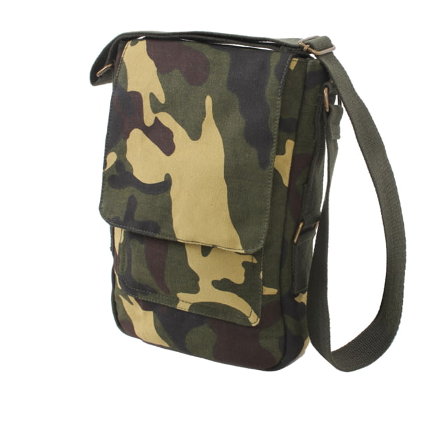 Rothco Rothco Vintage Canvas Military Tech Bag Woodland Camo WoodlandCamo