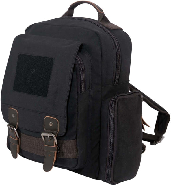 Rothco Rothco Vintage Canvas Sling Backpack Black