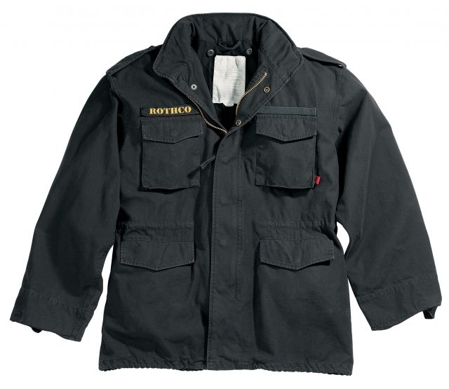 Rothco Vintage M-65 Field Jackets Black M k-M