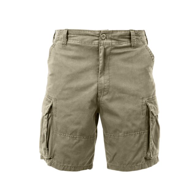 Rothco Vintage Solid Paratrooper Cargo Short Khaki XL i-XL