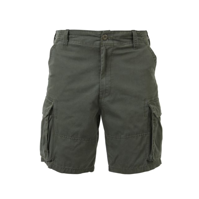 Rothco Vintage Solid Paratrooper Cargo Short Olive Drab S eDrab-S