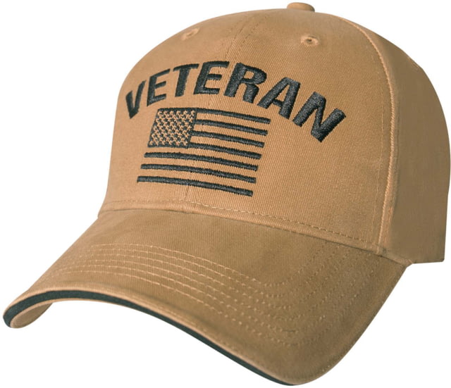 Rothco Vintage Veteran Low Profile Cap - Mens Coyote Brown