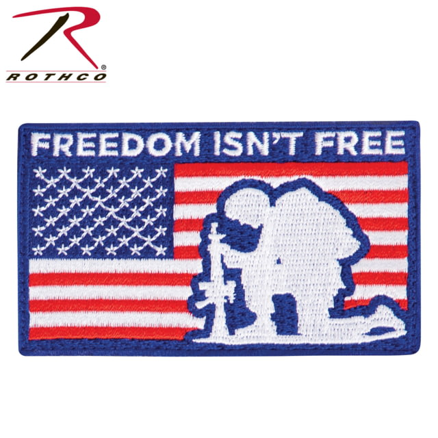 Rothco Rothco Freedom Isn't Free Patch With Hook Back