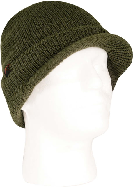 Rothco Watch Cap w/Brim - Mens Olive Drab One Size