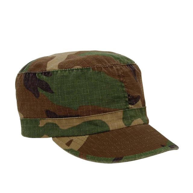 Rothco Rothco Women's Adjustable Vintage Fatigue Caps Woodland Camo WoodlandCamo