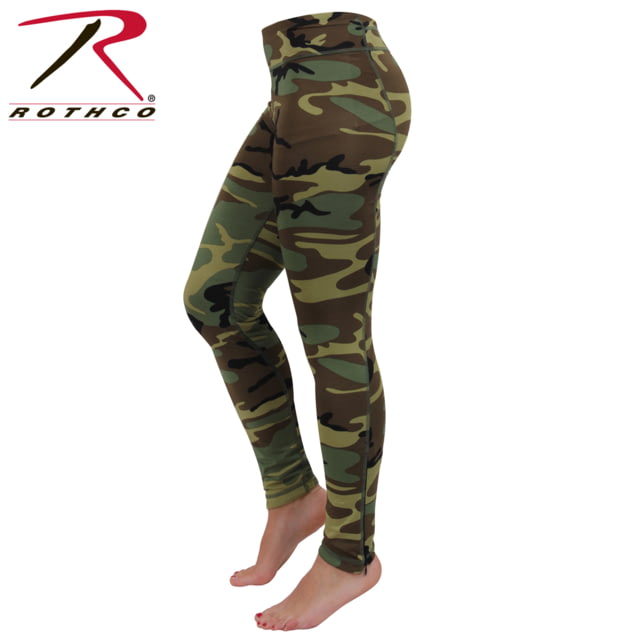 Rothco Womens Camo Performance Leggings Woodland Camo landCamo-L