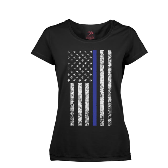 Rothco Women's Thin Blue Line Longer T-Shirt XL
