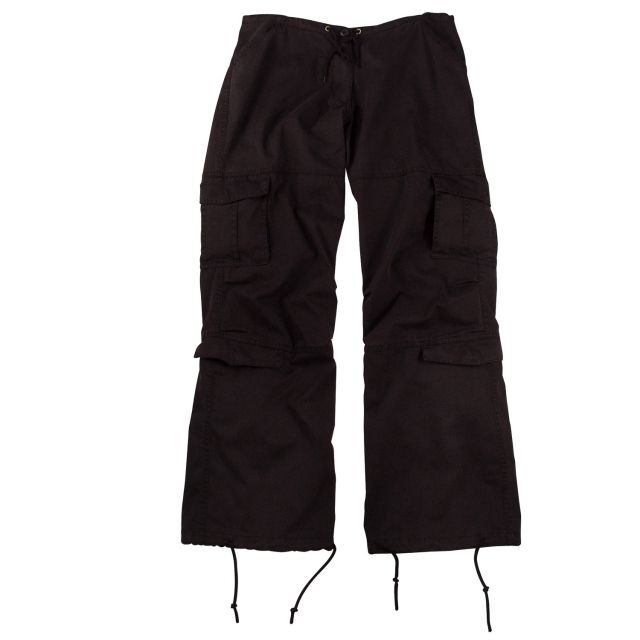 Rothco Vintage Paratrooper Fatigue Pants – Women’s Black 2XS k-XXS