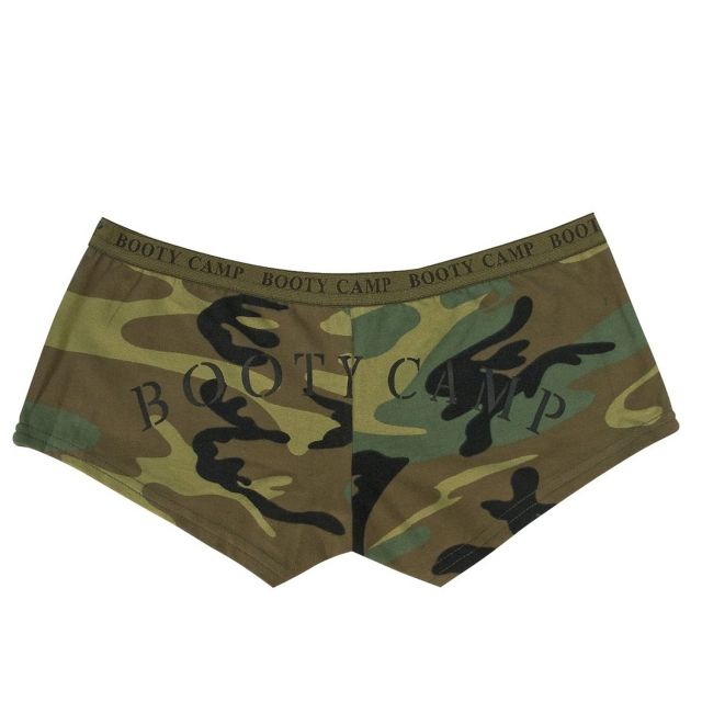Rothco Woodland Camo Booty Camp Booty Shorts - Women's Extra Small Camo