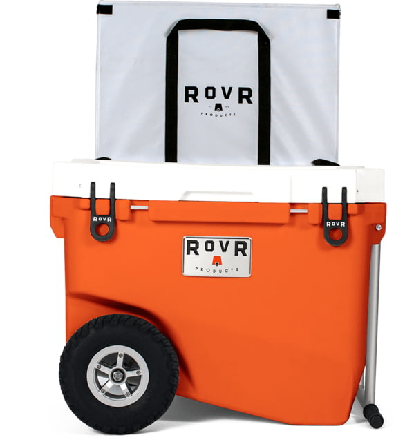 RovR Products RollR 60 Cooler w/ Wagon Bin Desert 60 Quart