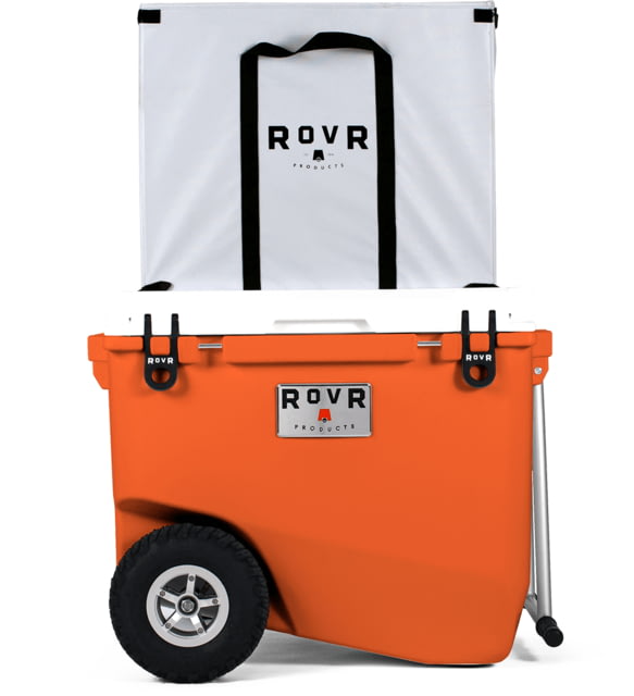 RovR Products RollR 80 Cooler w/ Wagon Bin Desert 80 Quart