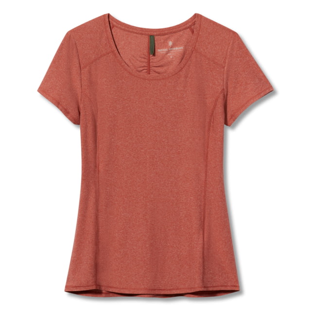 Royal Robbins Amp Lite S/S Tee - Women's Baked Clay Htr Large