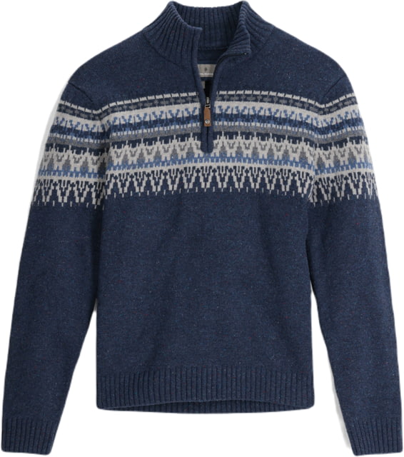 Royal Robbins Royal Robbins Arch Rock 1/4 Zip - Men's Deep Blue Kirkwood Print Medium