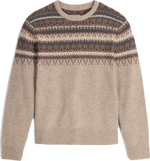 Royal Robbins Royal Robbins Arch Rock Crew Long SLeeve - Men's Sandstone Mammoth Print 2XL