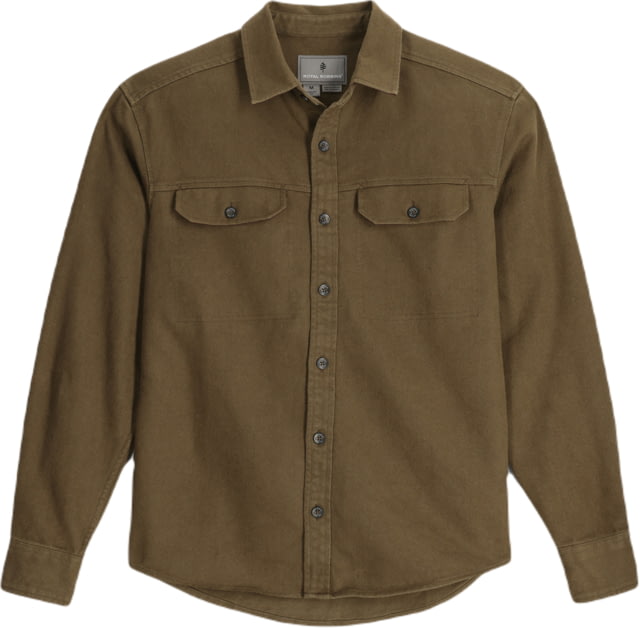 Royal Robbins Royal Robbins Clouds Rest Hemp Long SLeeve - Men's Dark Olive Heather Medium
