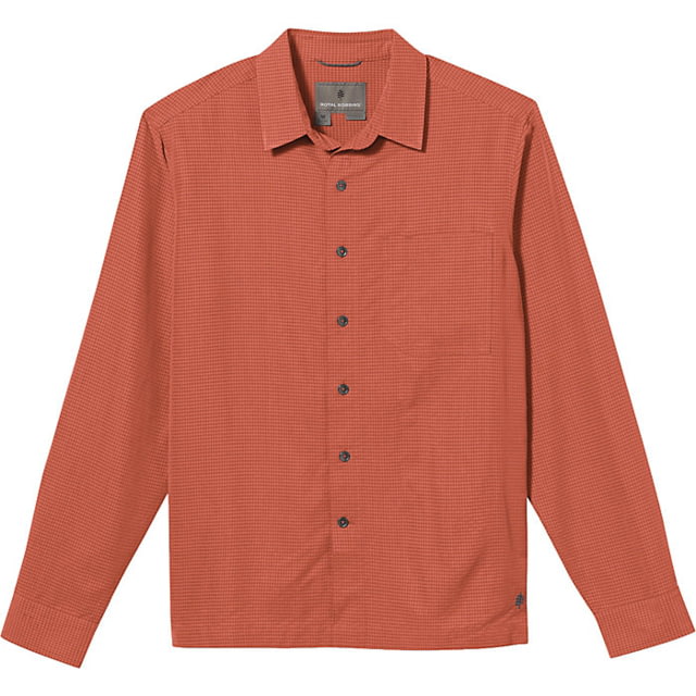 Royal Robbins Desert Pucker Dry Long Sleeve Shirt - Mens Redwood 2XL