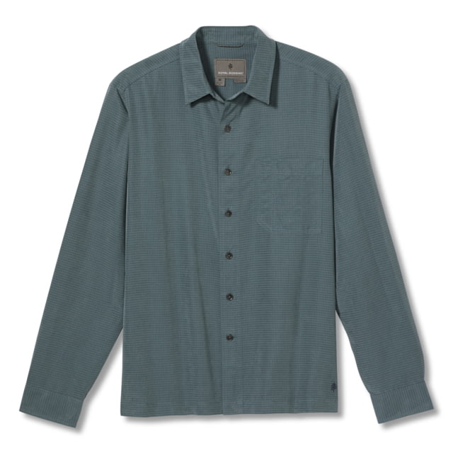 Royal Robbins Desert Pucker Dry Long Sleeve Shirt - Mens Sea Pine 2XL