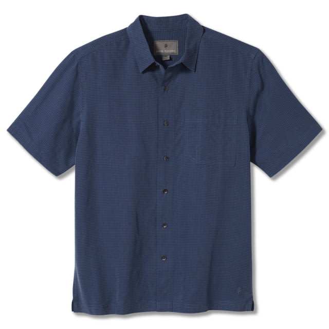 Royal Robbins Desert Pucker Dry Mens Short Sleeve Shirt Collins Blue XL Y71200-Collins Blue-XL