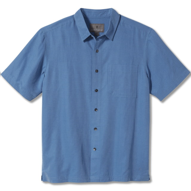 Royal Robbins Desert Pucker Dry Mens Short Sleeve Shirt Parisian Blue S Blue-S