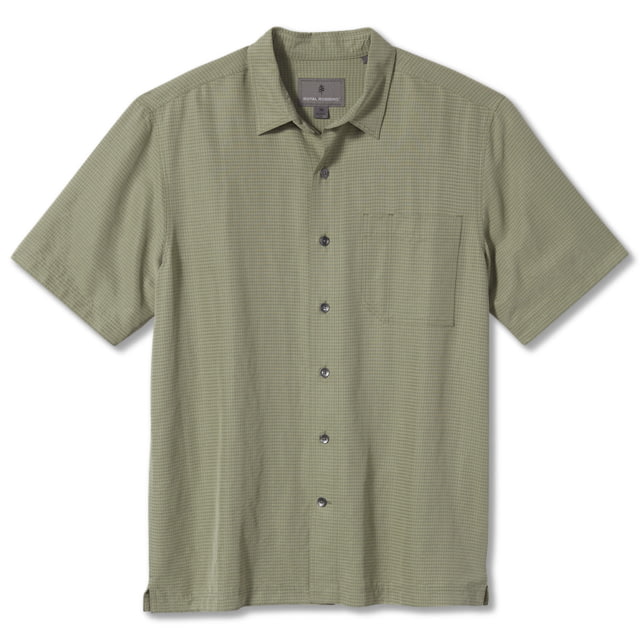 Royal Robbins Desert Pucker Dry Short Sleeve Shirt - Mens LT Olive M  OLIVE-M