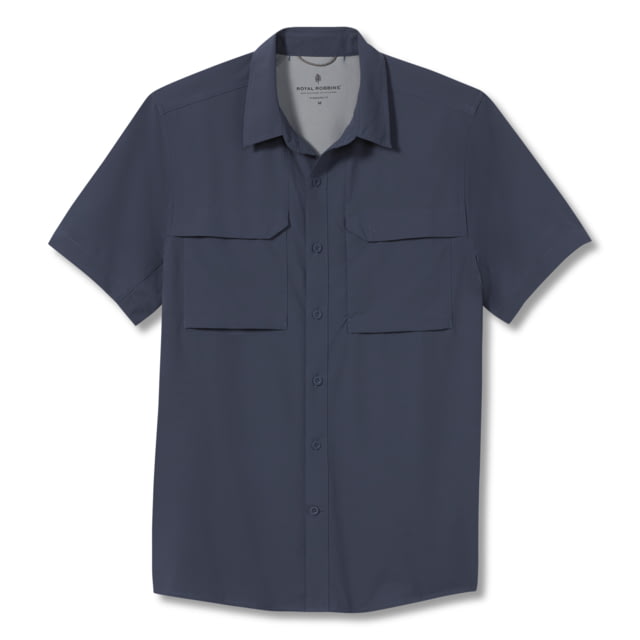 Royal Robbins Expedition Pro Short Sleeve Shirt – Mens Navy Medium