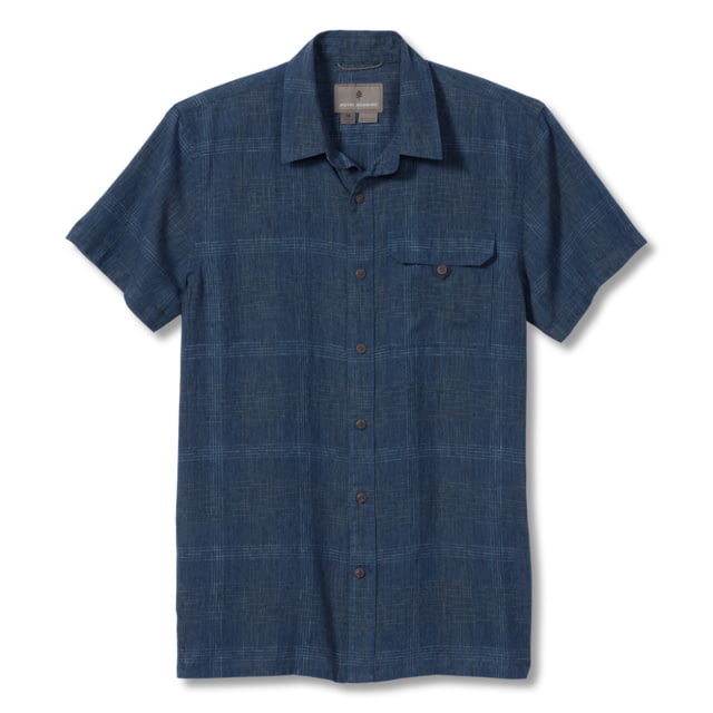 Royal Robbins Hempline Spaced S/S Shirt – Mens Collins Blue XL Blue-XL