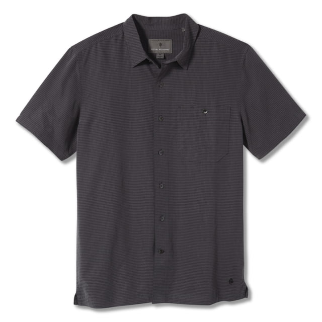 Royal Robbins Mojave Pucker Dry Mens Short Sleeve Shirt Asphalt M