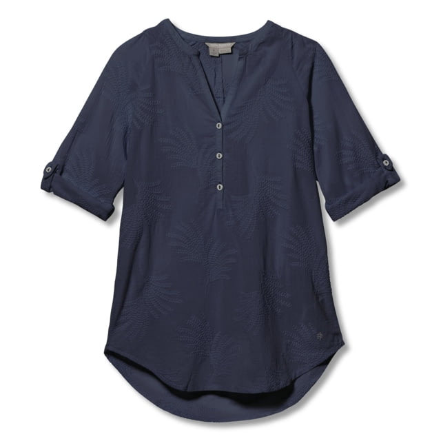 Royal Robbins Oasis Tunic II 3/4 Sleeve Shirt - Womens Navy XL