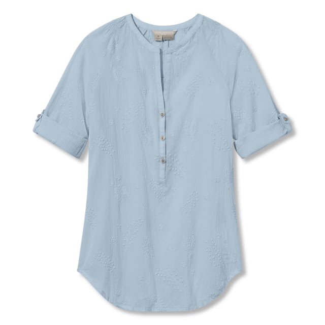 Royal Robbins Oasis Tunic II 3/4 Sleeve Shirt - Womens Summer Sky Small