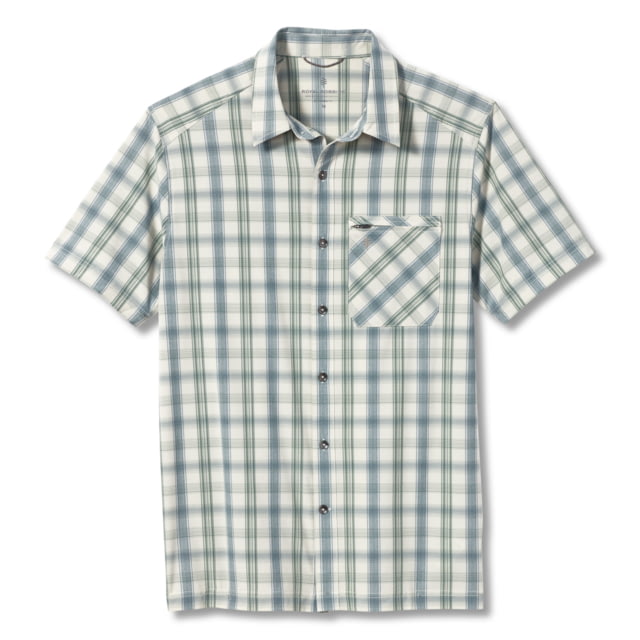 Royal Robbins Spotless Plaid S/S Shirt – Mens Soapstone S