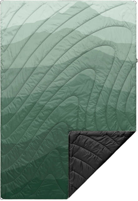 Rumpl Original Puffy Blanket Printed Cascade Fade/Green 1-Person