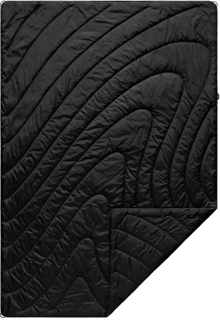 Rumpl Original Puffy Blanket Solid Black 1-Person