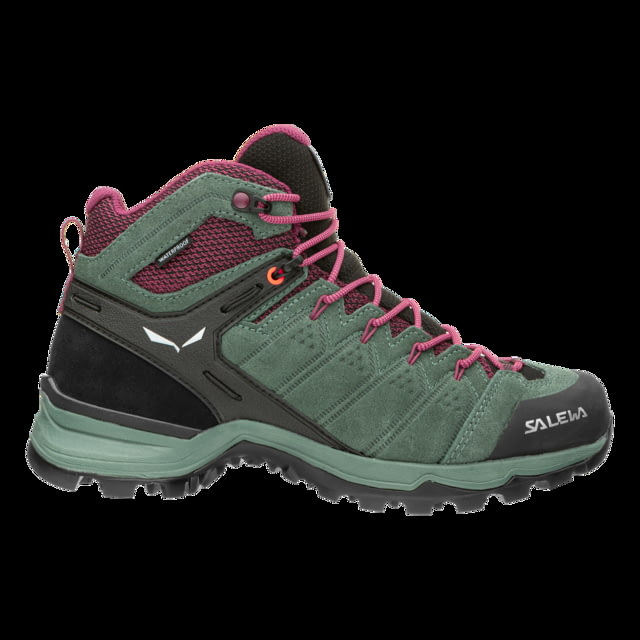 Salewa Alp Mate Mid WP Hiking Boots - Women's Duck Green/Rhododendon 9.5