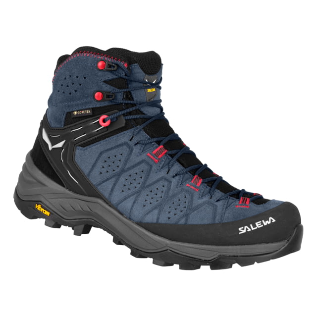 Salewa Alp Trainer 2 Mid GTX Hiking Boots - Women's Java Blue/Fluo Coral 7.5