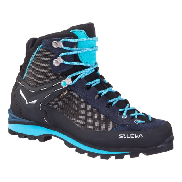 Salewa Crow GTX Mountaineering Boots - Women's Premium Navy/Ethernal Blue 7.5