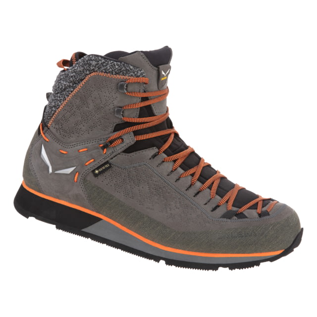 Salewa MTN Trainer 2 Winter GTX Hiking Shoes - Men's Grey/Fluo Orange 14