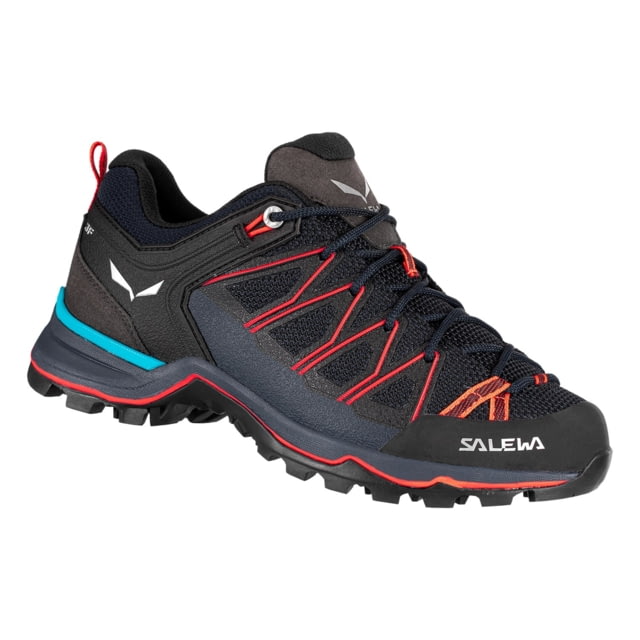 Salewa MTN Trainer Lite Hiking Shoes - Women's Premium Navy/Fluo Coral 9.5