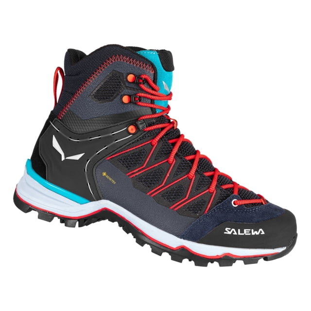 Salewa MTN Trainer Lite Mid GTX Hiking Shoes - Women's Premium Navy/Blue Fog 9