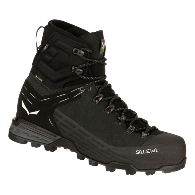 Salewa Ortles Ascent Mid GTX Shoes - Men's Black/Black 11.5