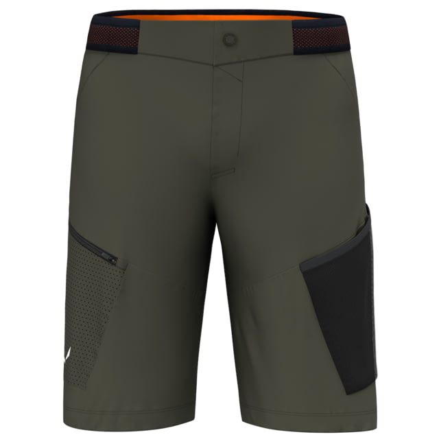 Salewa Pedroc 3 DST Cargo Shorts - Men's Dark Olive S