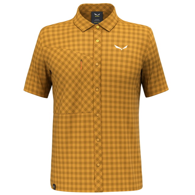 Salewa Puez Dry S/S Shirt - Men's Golden Brown XS