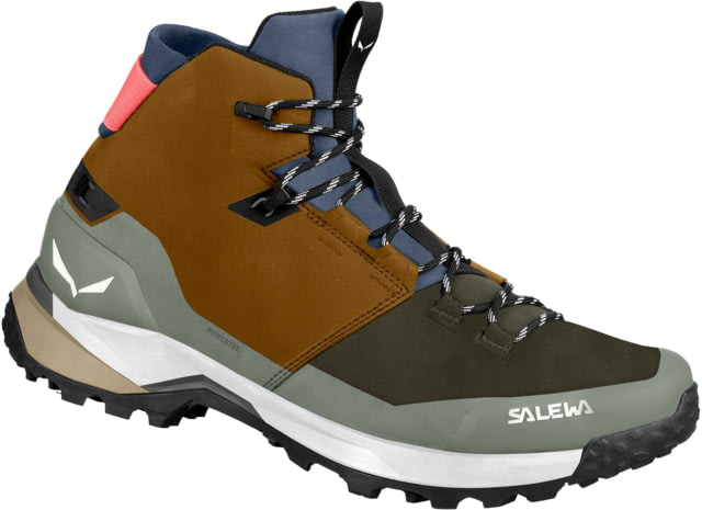 Salewa Puez Mid PTX Hiking Boots - Men's Golden Brown/Shadow 11 US