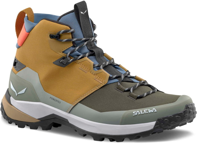 Salewa Puez Mid PTX Hiking Boots - Men's Golden Brown/Shadow 10 US
