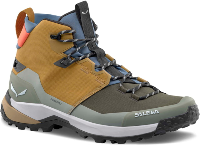 Salewa Puez Mid PTX Hiking Boots - Men's Golden Brown/Shadow 11 US